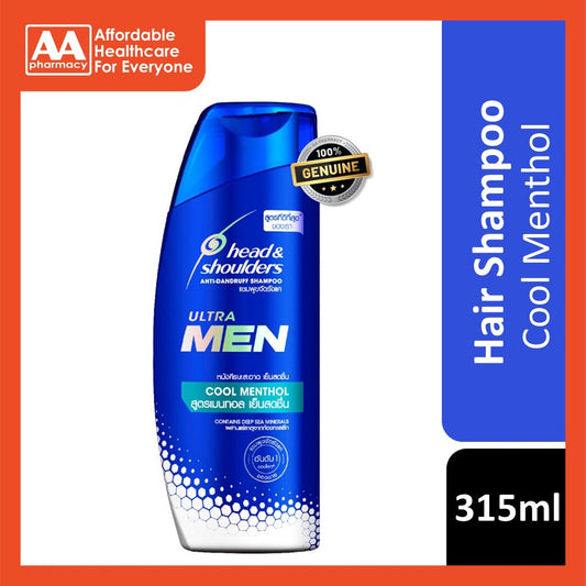 Head & Shoulders Ultra Men Cool Menthol Shampoo 315mL