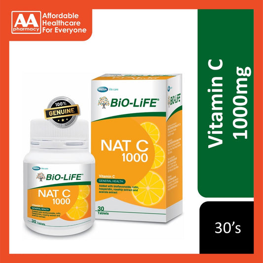 Bio-Life Nat-C 1000mg Tablet 30's