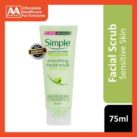 Simple Smoothing Facial Scrub 75mL