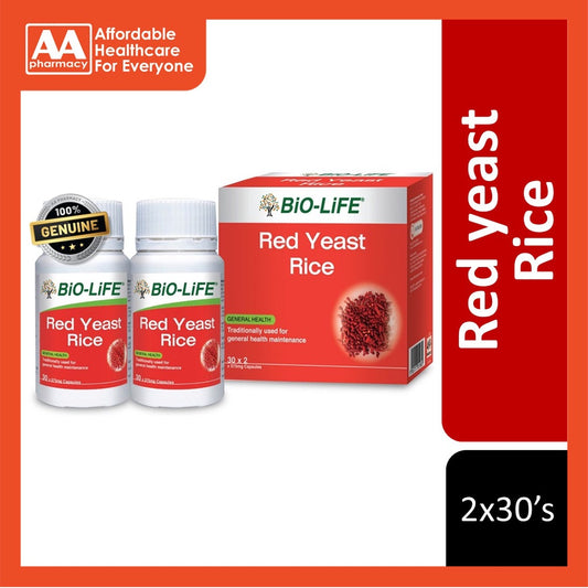 Bio-Life Red Yeast Rice Capsule 2x30's