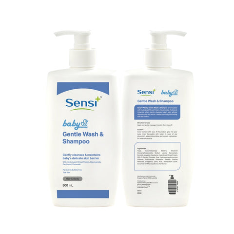 Sensi+ Baby Gentle Wash & Shampoo 500mL