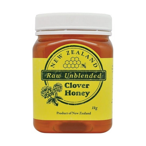 New Zealand Raw Unblended Clover Raw Honey 1kg
