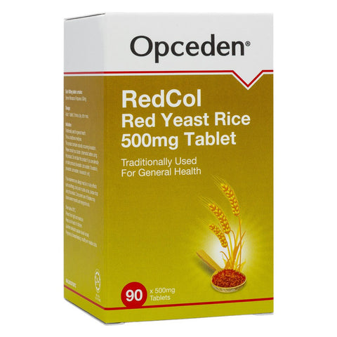 Opceden Redcol Red Yeast Rice 500mg Tablet 90's (Halal)