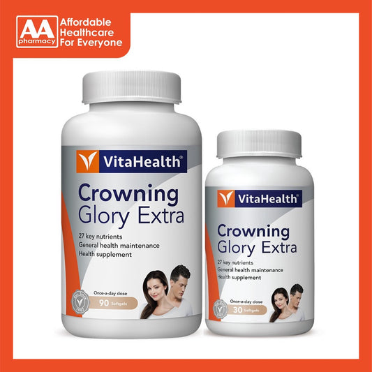 Vitahealth Crowning Glory Extra Softgels 90S+30S