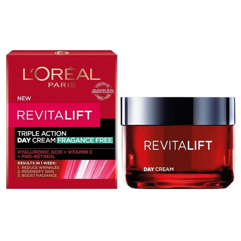 Loreal Revitalift Triple Action Day Cream 50mL