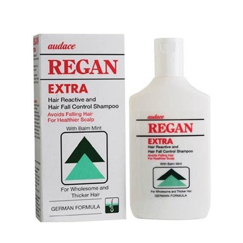 Audace Regan Extra Hair Reactive And Hair Fall Control Shampoo 200mL (With Balm Mint)