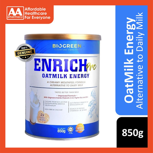 Biogreen Enrich Oatmilk Energy 850g