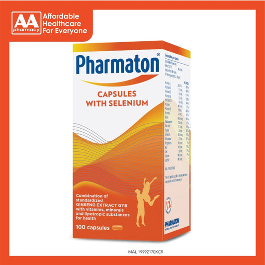 Pharmaton Capsule With Selenium 100's