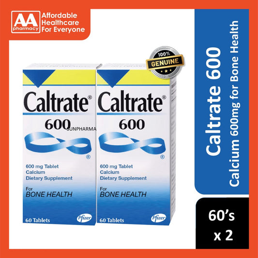 Caltrate 600 Tablets (2 X 60's)