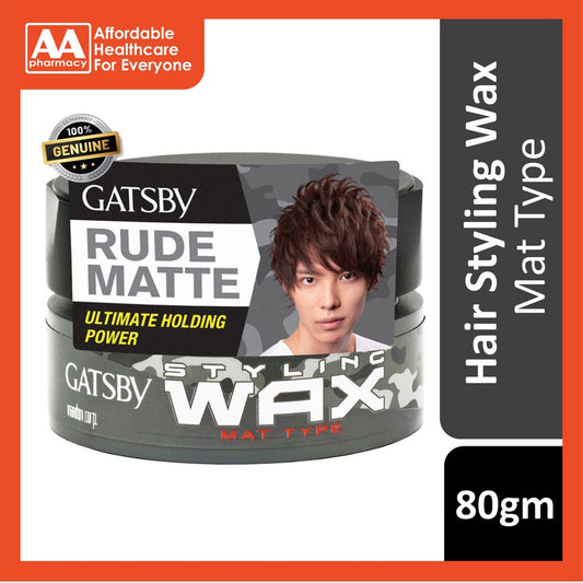 Gatsby Styling Wax Mat Type Dry Look 80gm