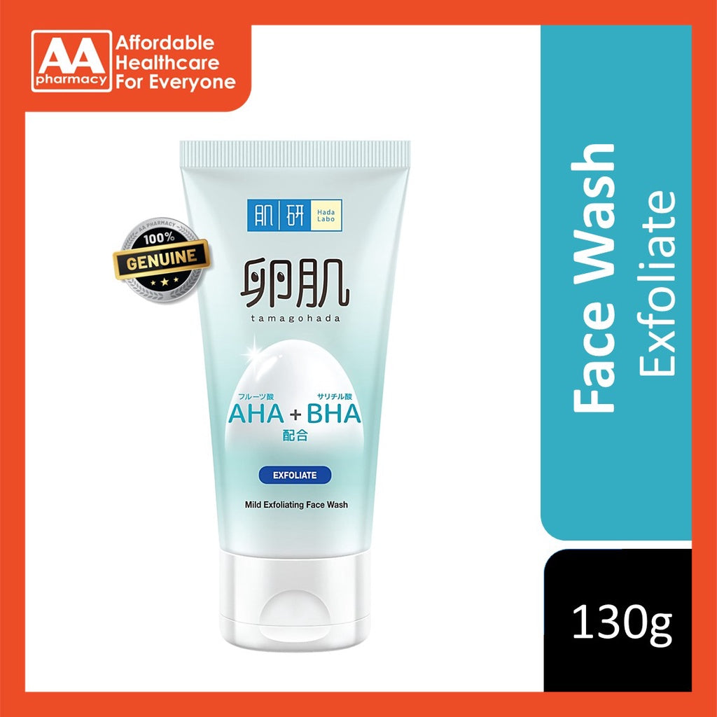 Hada Labo AHA + BHA Mild Exfoliating Face Wash (Exfoliate) 130g – AA ...