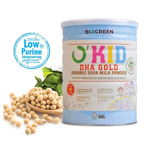 Biogreen Okid Dha Gold Organic Soya Milk Power 800g