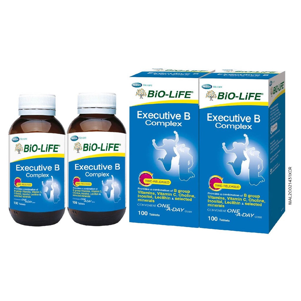 Bio-Life Executive B Complex Tablets 2x100's – AA Pharmacy