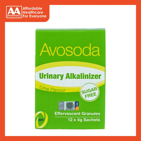 Avosoda Urinary Alkalinizer (12's X4g) Sachets