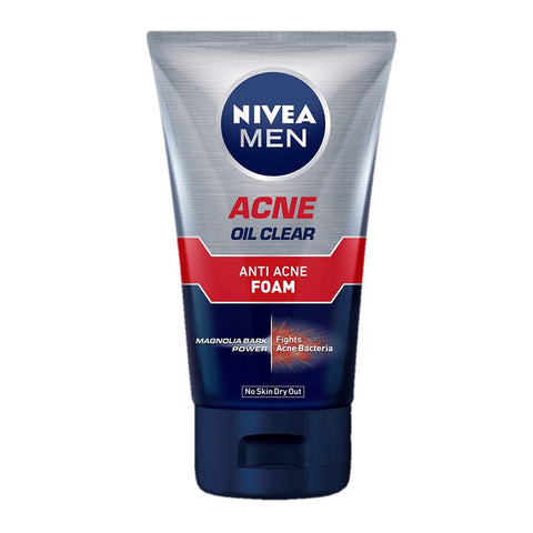 Nivea For Men Acne Oil Conrol Cleansing Clear Foam 100g