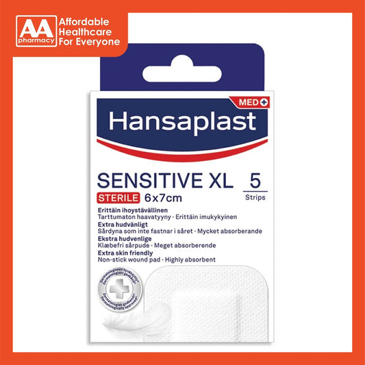 Hansaplast Sensitive XL (6cm X 7cm) 5's