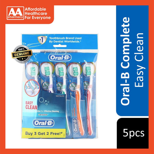 Oral-B Complete Easy Clean Toothbrush 5's (Medium)