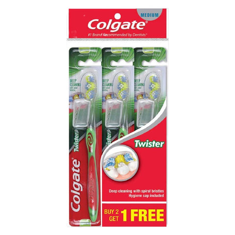 Colgate Toothbrush Twister (Medium) Buy 2 Free 1