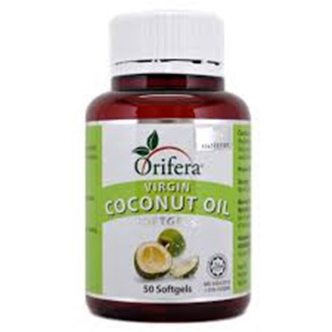 Orifera Virgin Coconut Oil Softgel 1600mg (50's)