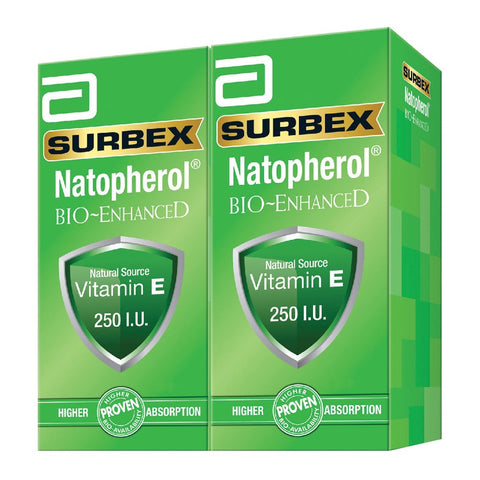 Surbex Natopherol Vitamin E 250 IU (2X60S)