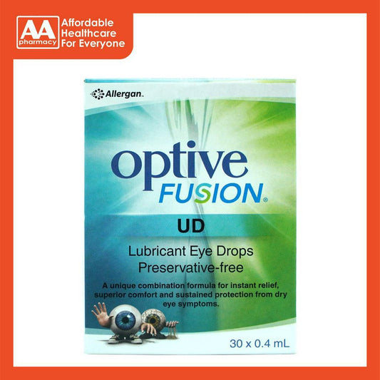 Optive Fusion Ud Lubricant Eye Drops (0.4mL X 30's)
