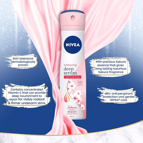 Nivea Deodorant Female Sakura Spray Twin Pack 2x150mL