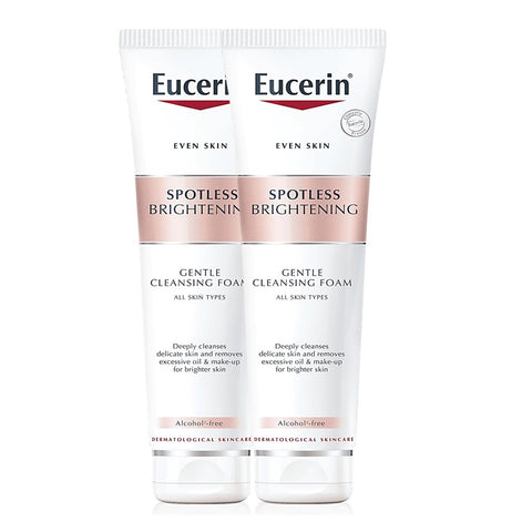 Eucerin Spotless Brightening Cleansing Foam Twinpack (150mL X 2)