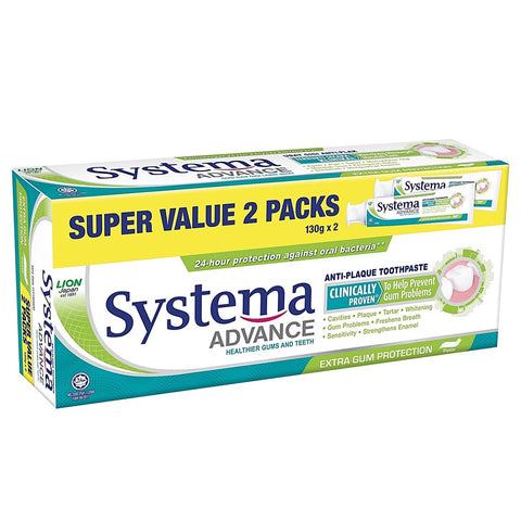 Systema Advance Toothpaste Extra Gum Protection 2X130g (Value Pack)