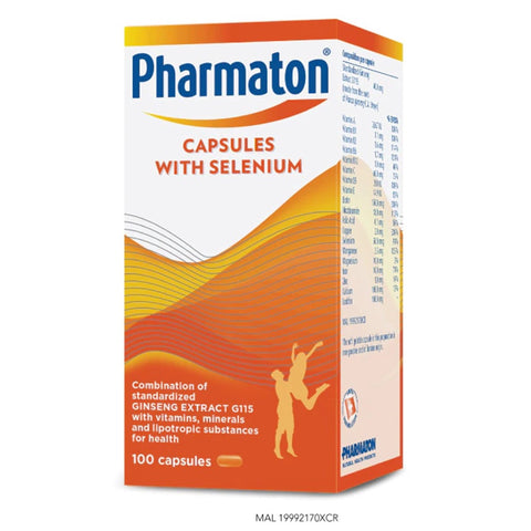 Pharmaton Capsule With Selenium 100's
