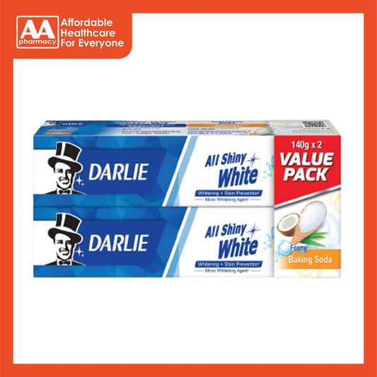 Darlie All Shiny White Baking Soda Toothpaste Twinpack 2x140g