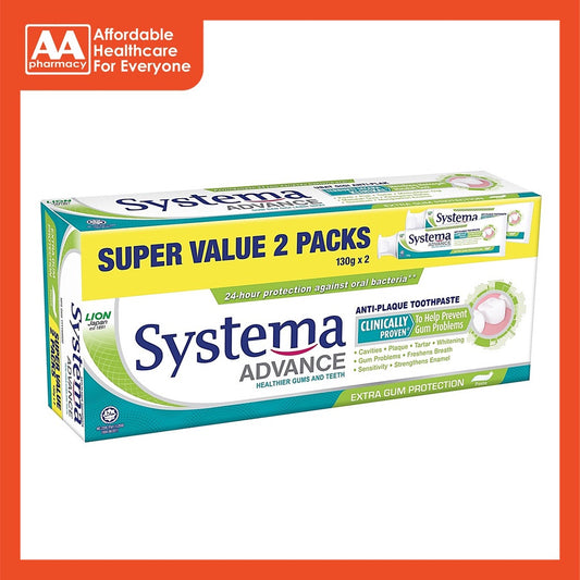 Systema Advance Toothpaste Extra Gum Protection 2X130g (Value Pack)