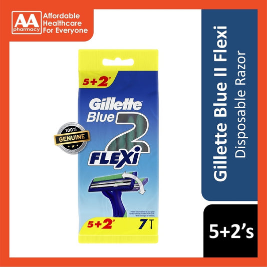 Gillette Blue 2 Flexi Disposable Razor 5+2's