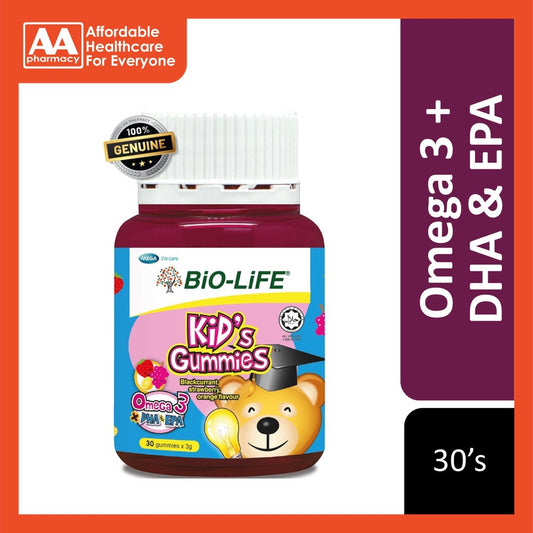 Bio-Life Kid’S Gummies Omega 3 +Dha & Epa (30's)