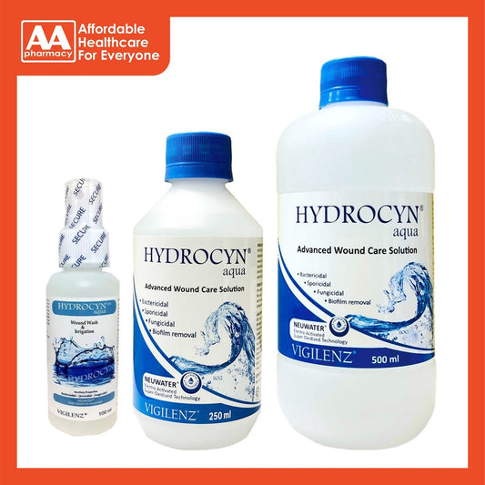 Hydrocyn Aqua Wound Care (100mL/250mL/500mL)