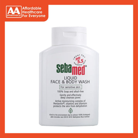 Sebamed Liquid Face & Body Wash 200mL