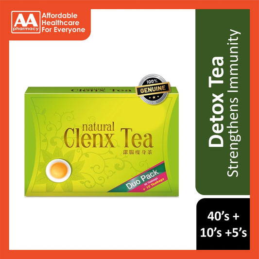 Nh Detoxlim Natural Clenx Tea 3g Sachet (40's+10's+5's)