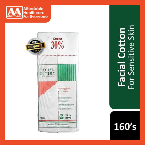 Pan-Mate Facial Cotton (Extra 30%) 160's