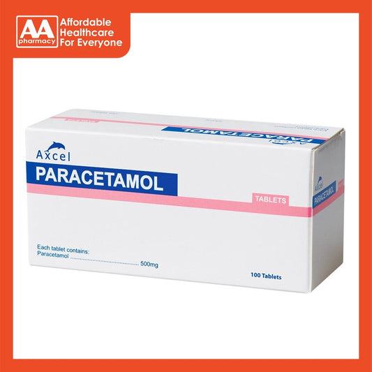 Axcel Paracetamol 500mg Tablet (100's)