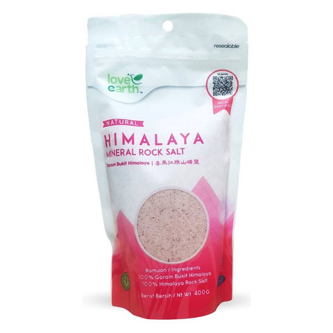 Love Earth Himalaya Mineral Rock Salt 400g