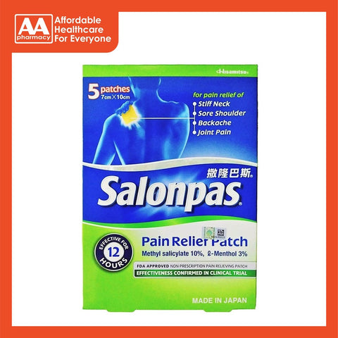 Salonpas Pain Relief Patch 5's [7cmx10cm]
