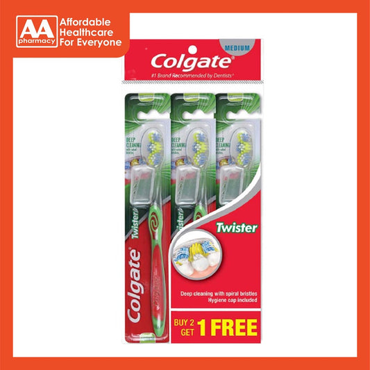 Colgate Toothbrush Twister (Medium) Buy 2 Free 1