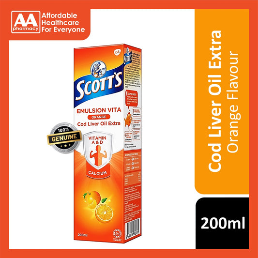 Scotts Emulsion Orange Dha 200mL