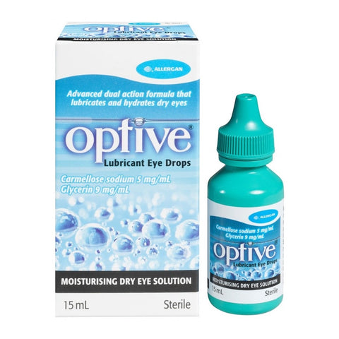Optive Moisturising Dry Eye Drops 15mL