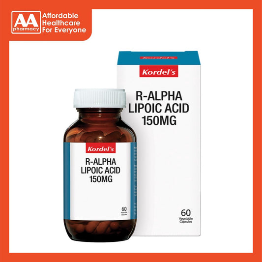 Kordel's R-Alpha Lipoic Acid 150mg Capsule 60's