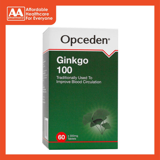 Opceden Ginkgo 100mg Tablet 60's (Halal)