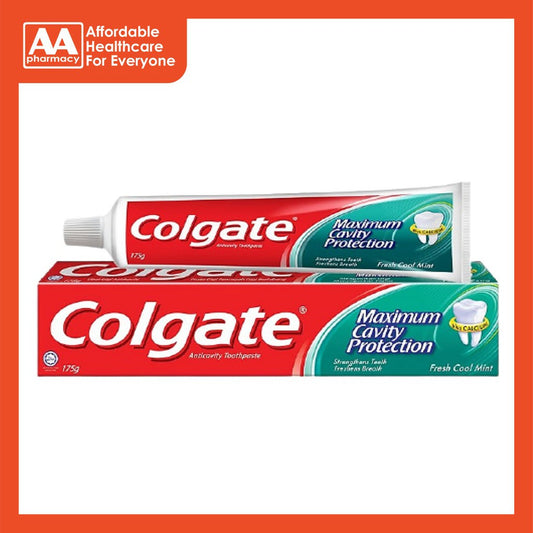 Colgate Active Fluoride Toothpaste Fresh Cool Mint 175gm