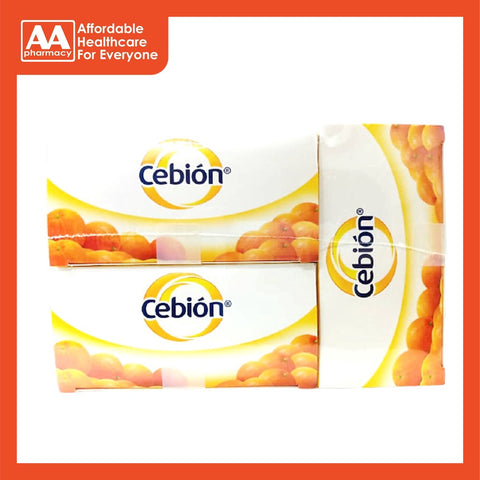 Cebion Vit C 500mg Orange Chewable Tablet (3X30's)