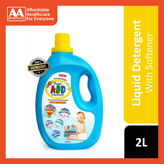 Pureen Anti-Bacterial Detergent Liquid With Softener 2000mL