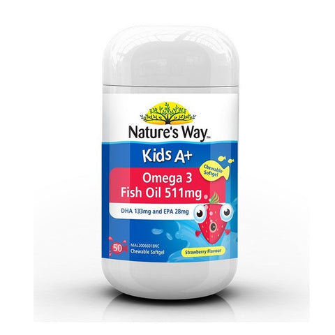 Nature's Way Kid's A+ Omega 3 Fish Oil 50's