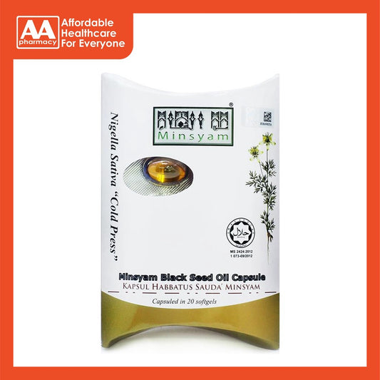 Minsyam Black Seed Oil Capsule 20's